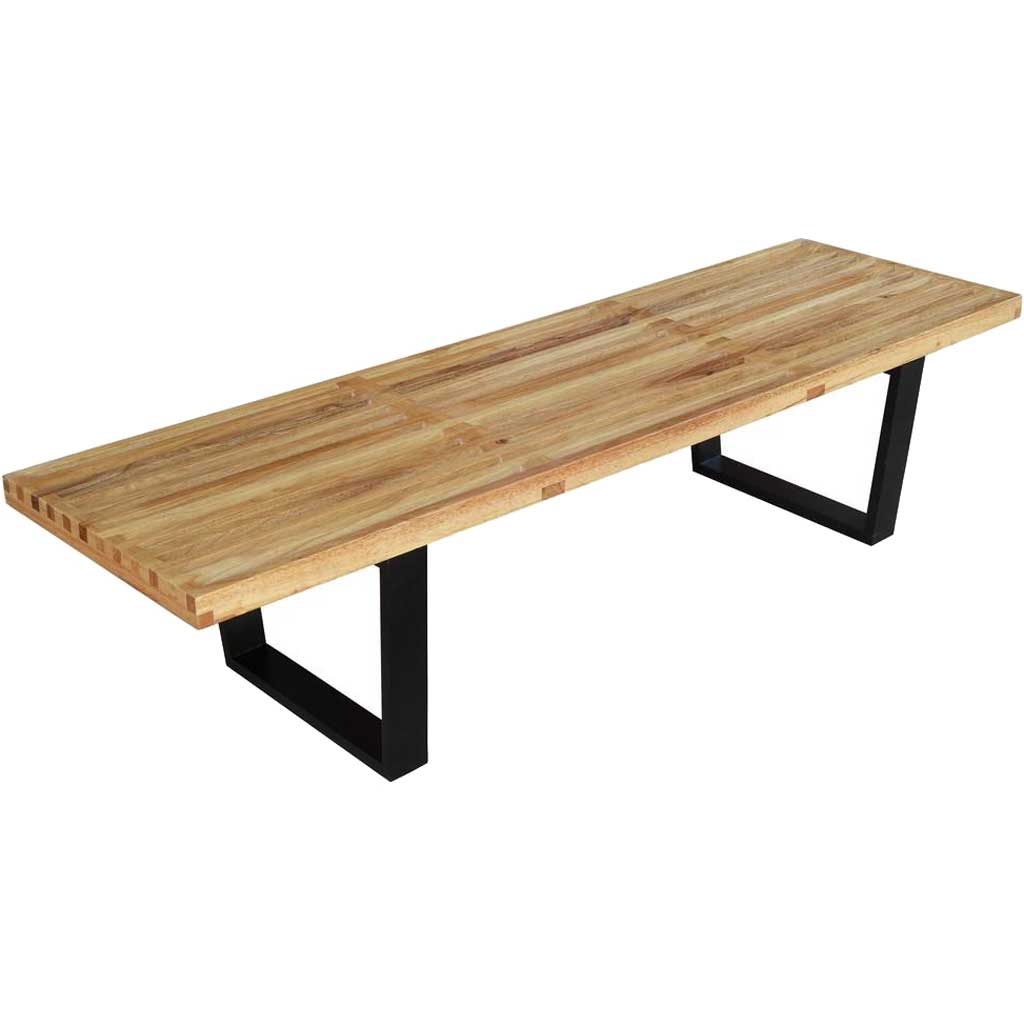 Wood Bench 60" Natural