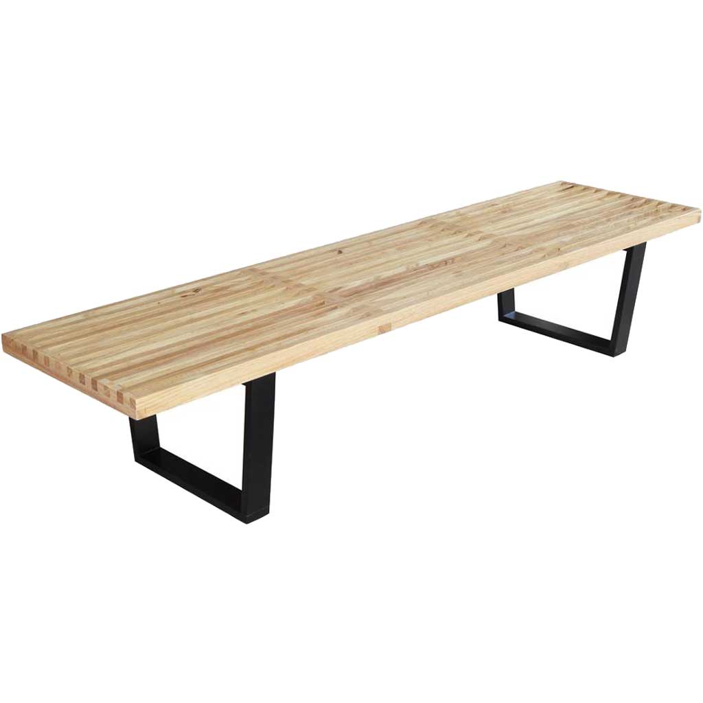 Wood Bench 72&quot; Natural