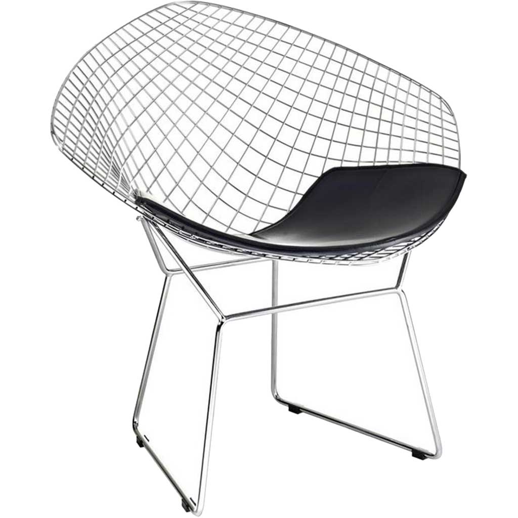 Wade Diamond Chair Black