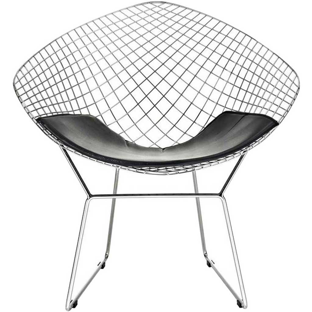 Wade Diamond Chair Black