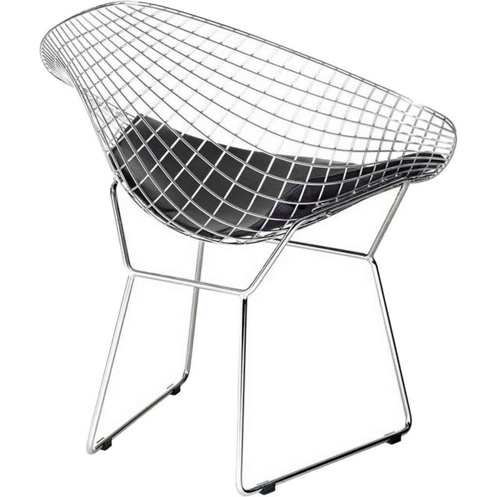 Wade Diamond Chair Black