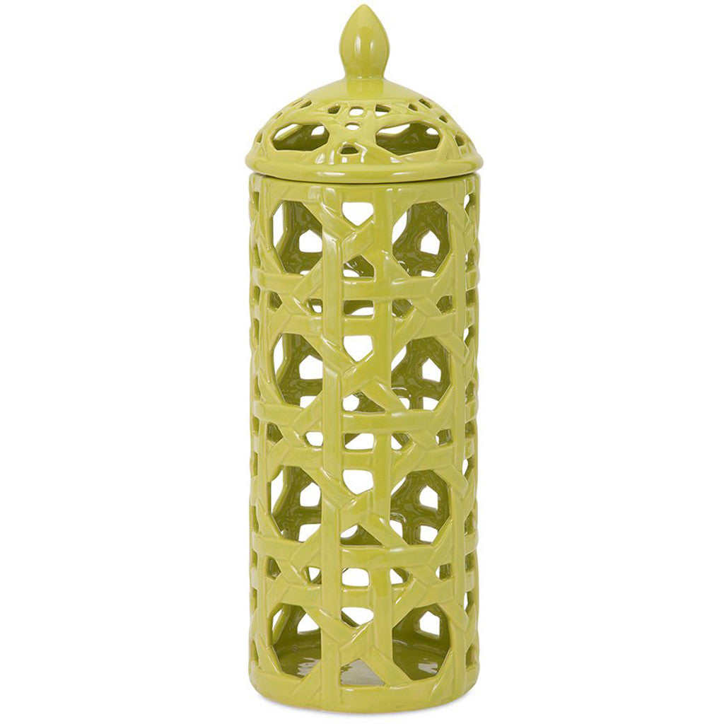 Lattice Large Ceramic Canister