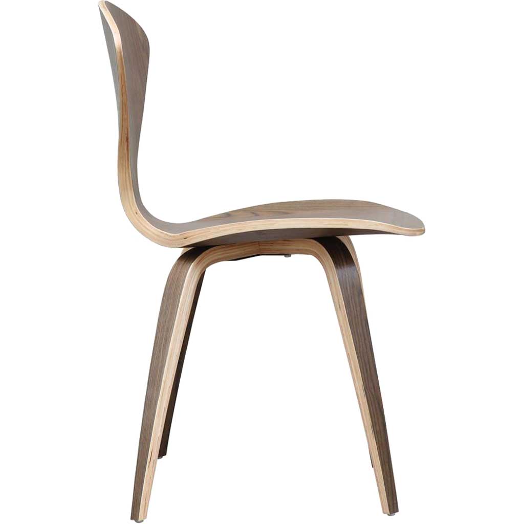 Wooden Side Chair Walnut