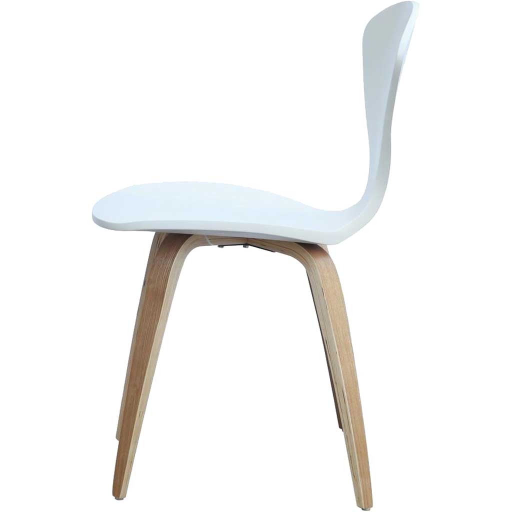 Wooden Side Chair White