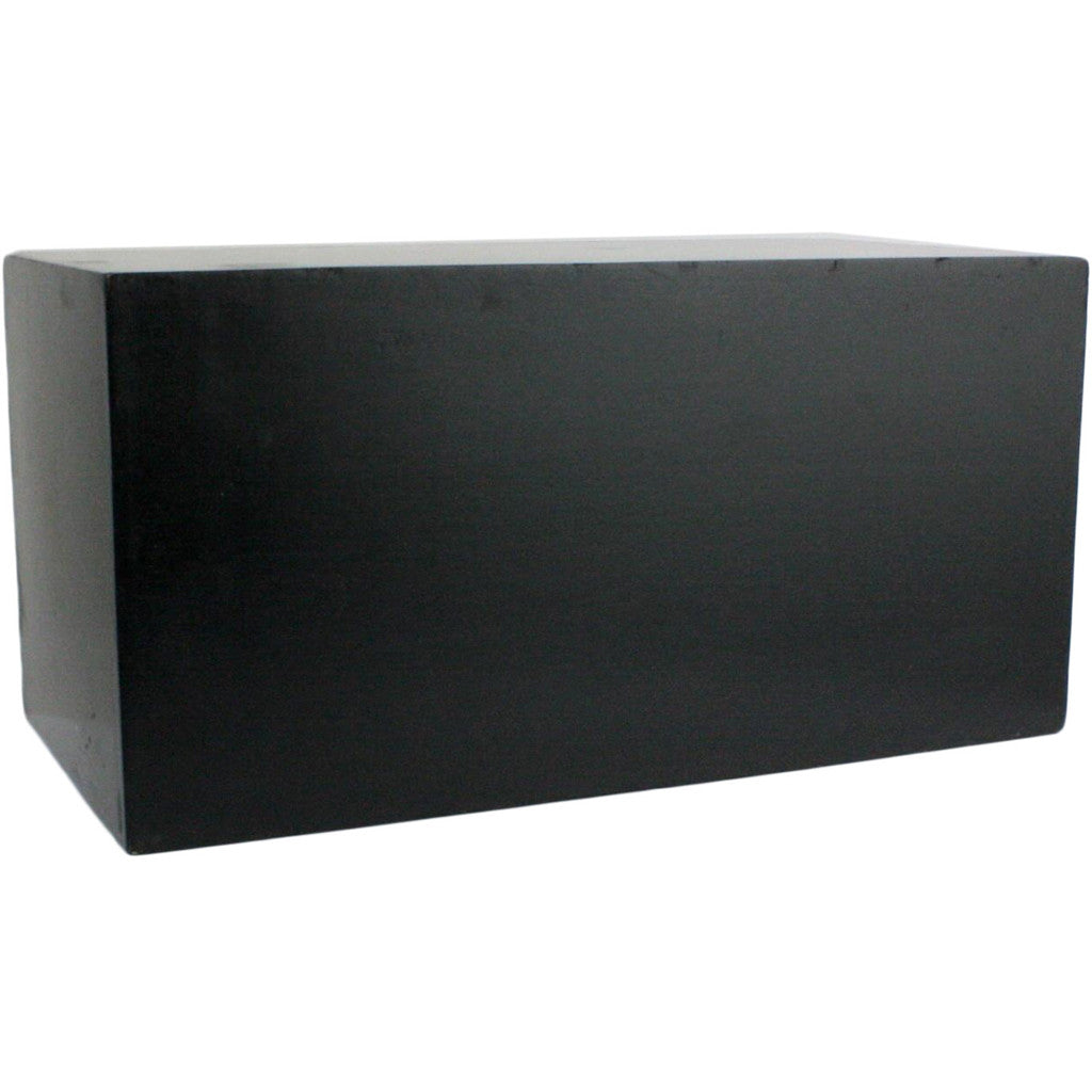 Plane Small Rectangle Wall Cube Black