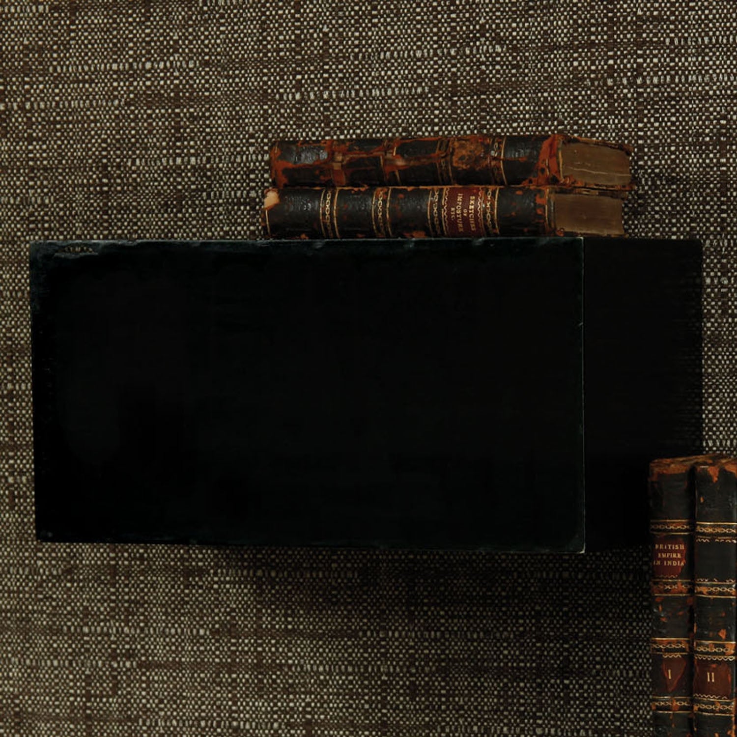 Plane Small Rectangle Wall Cube Black