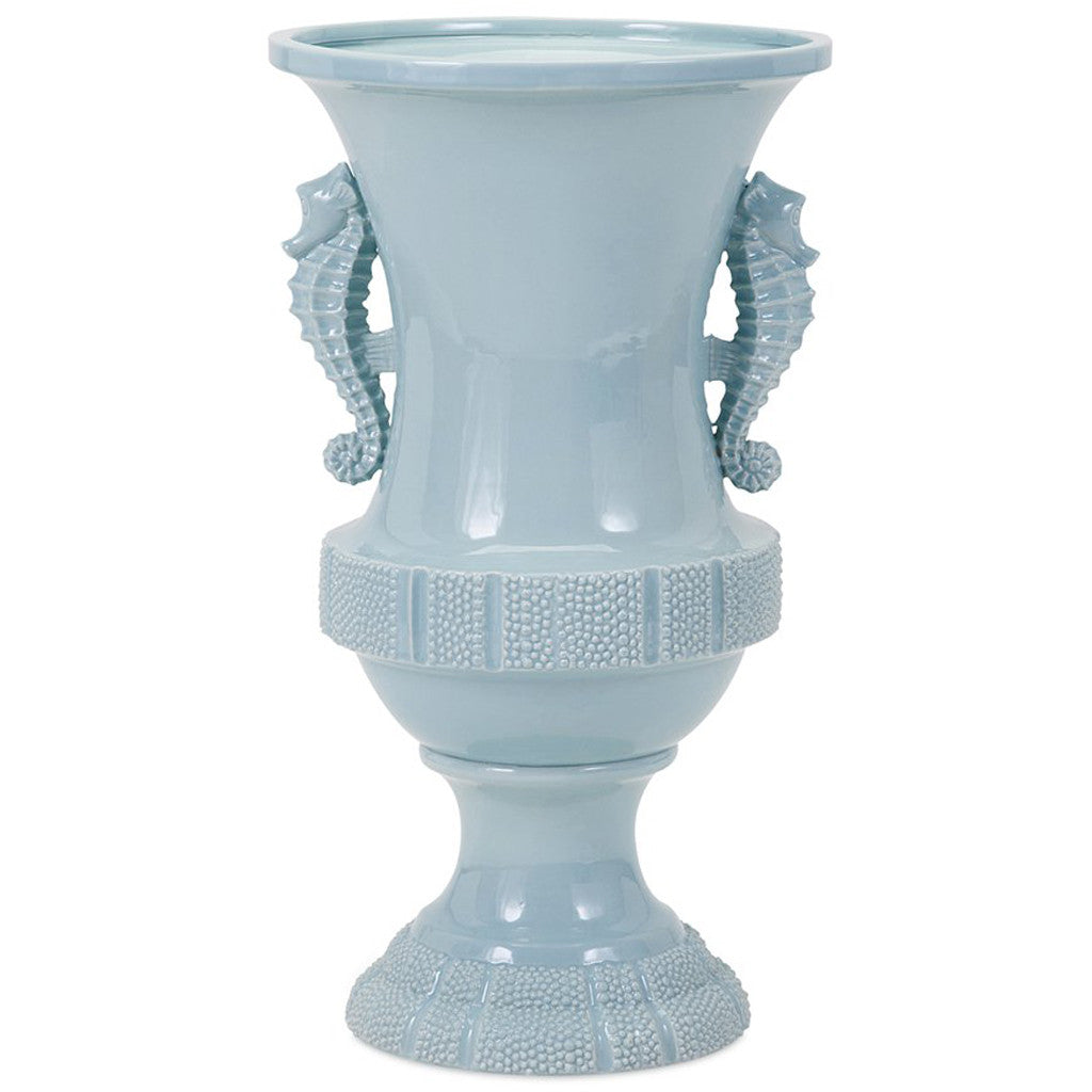 Seahorse Oversized Ceramic Urn