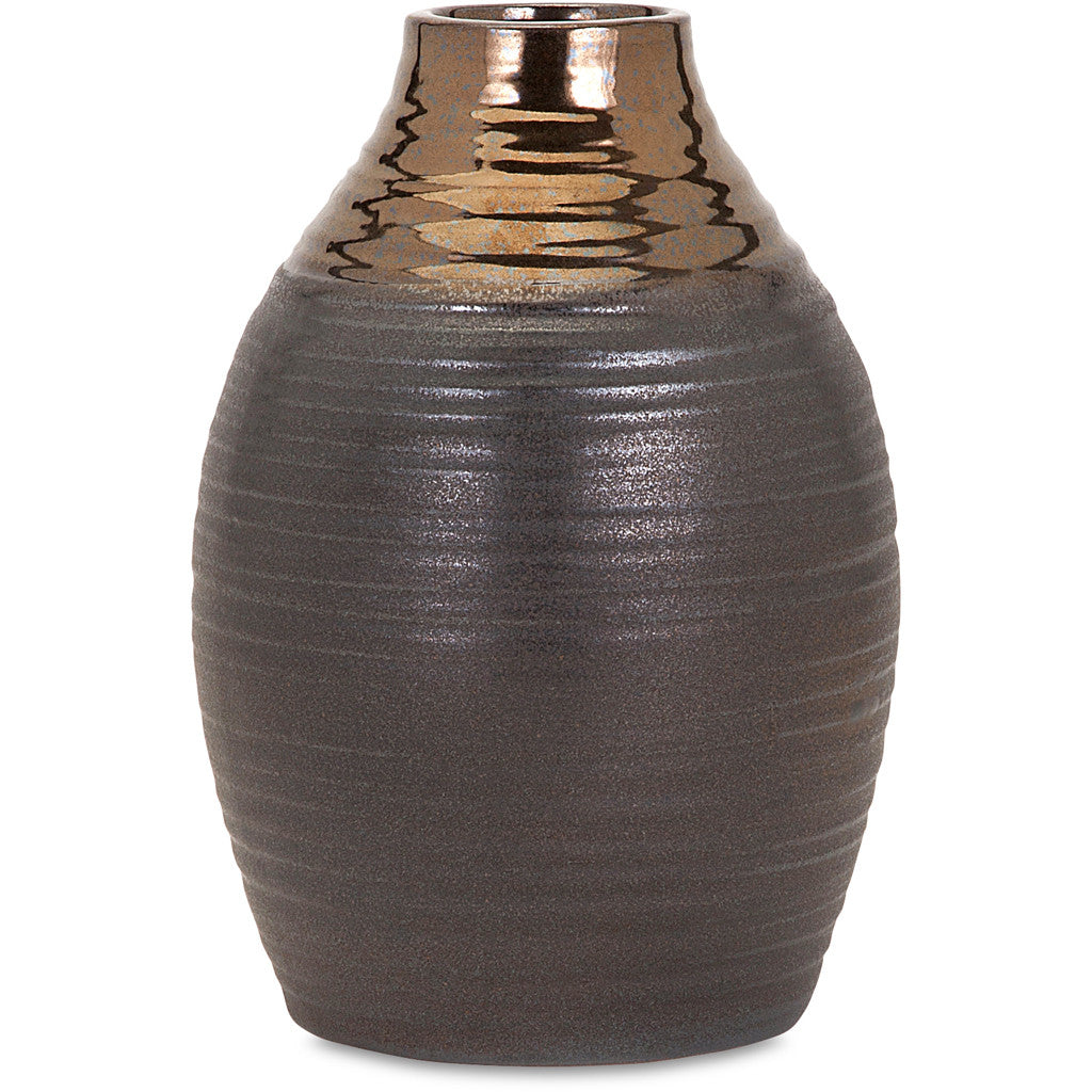 Cadman Small Bronze Top Vase