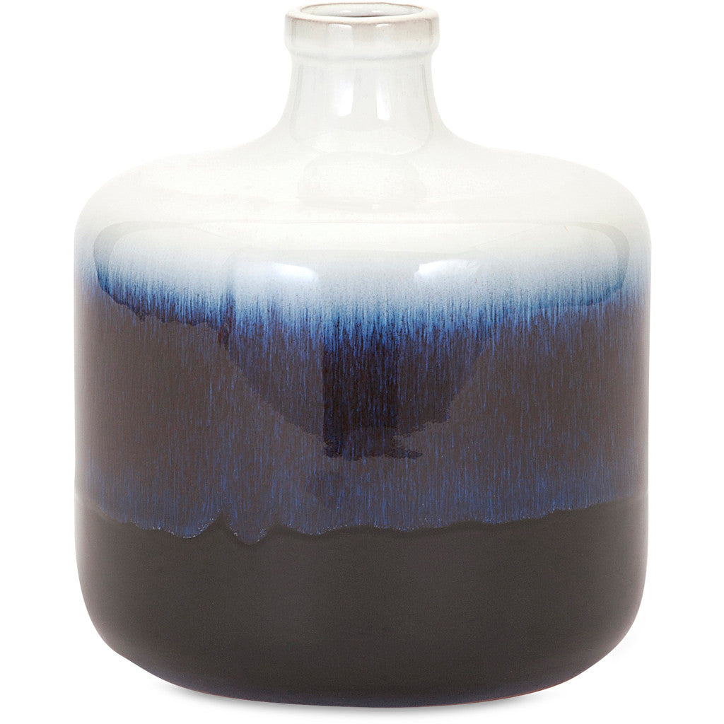 Quigley Small Blue and White Vase