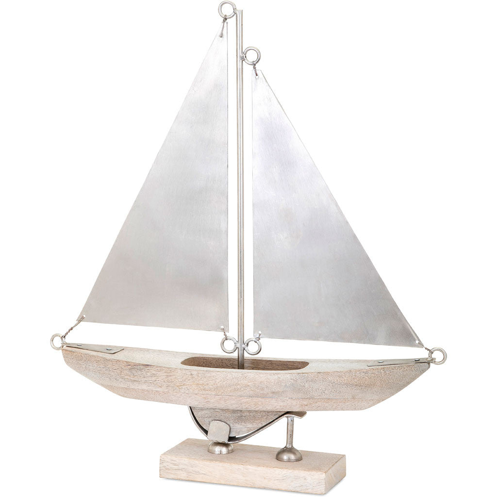 Lester Wood and Aluminum Sailboat