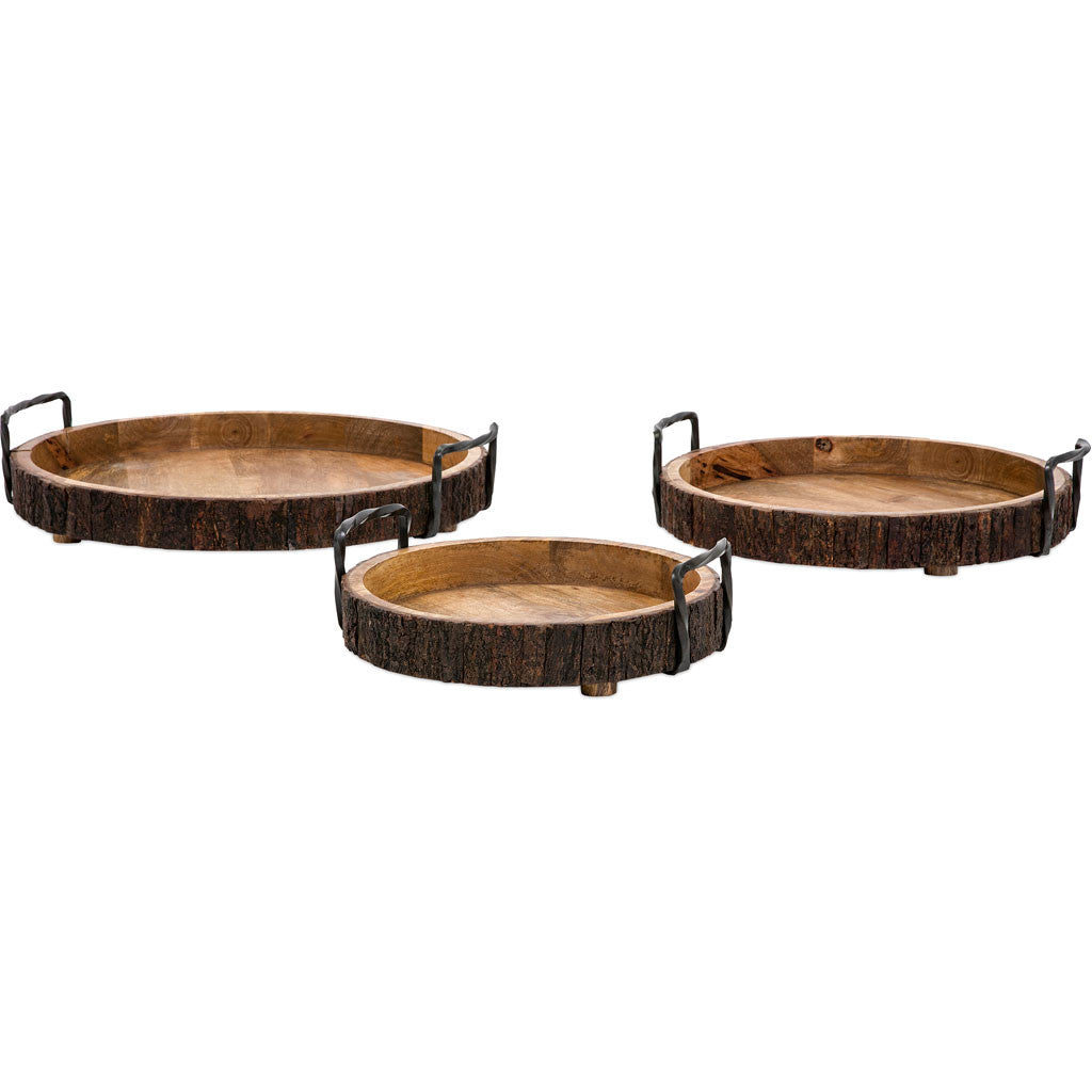 Dwight Wood Trays (Set of 3)