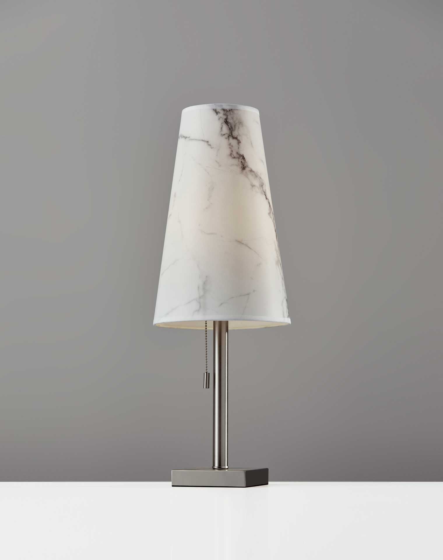 Avondale Table Lamp Brushed Steel