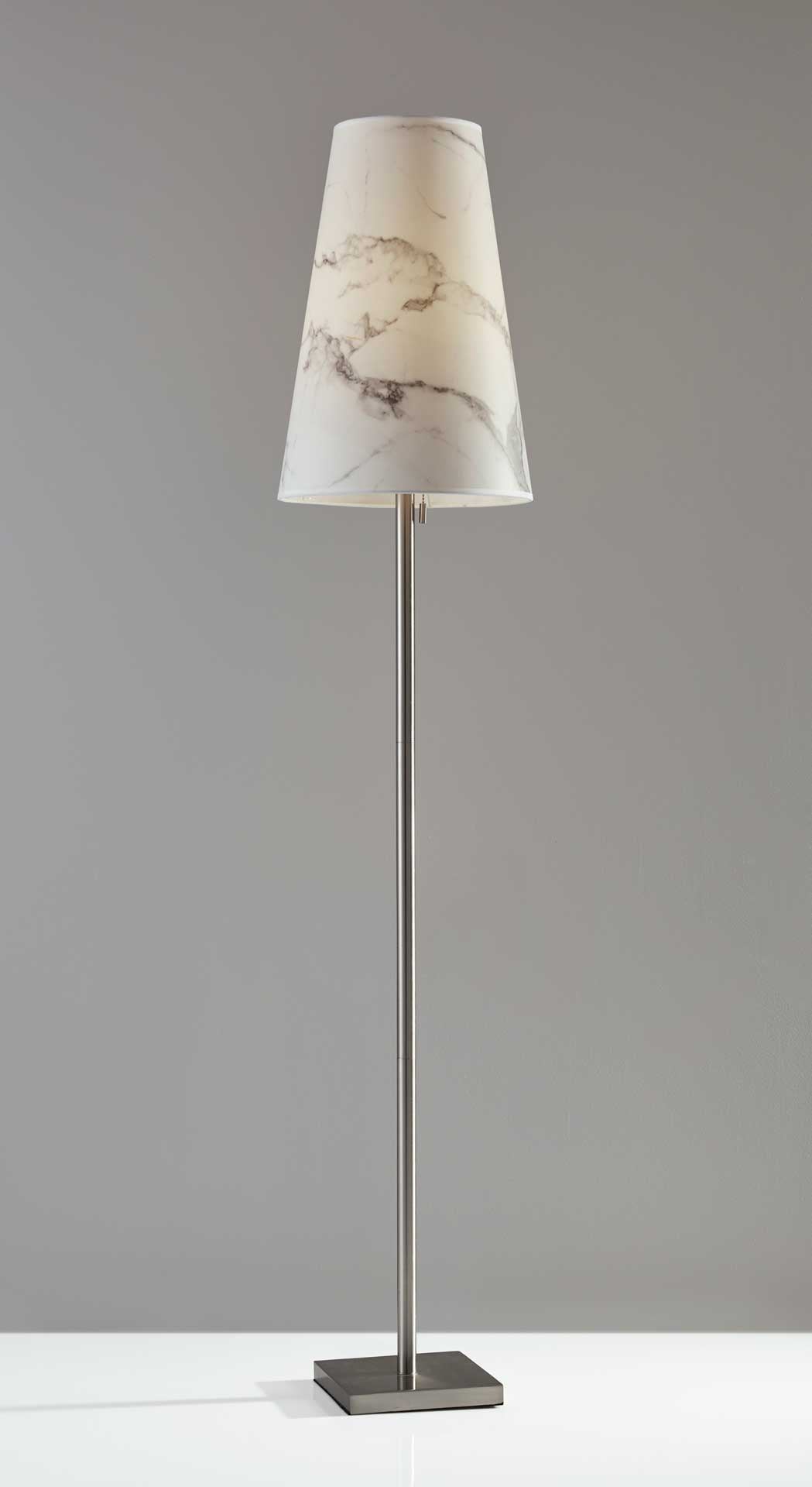 Avondale Floor Lamp Antique Brass