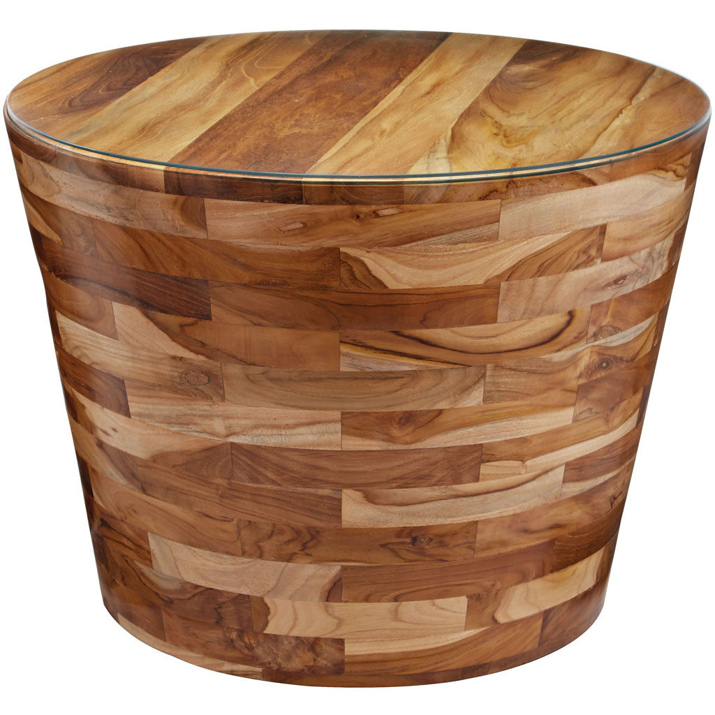 Mazor Teak Pyramid Table