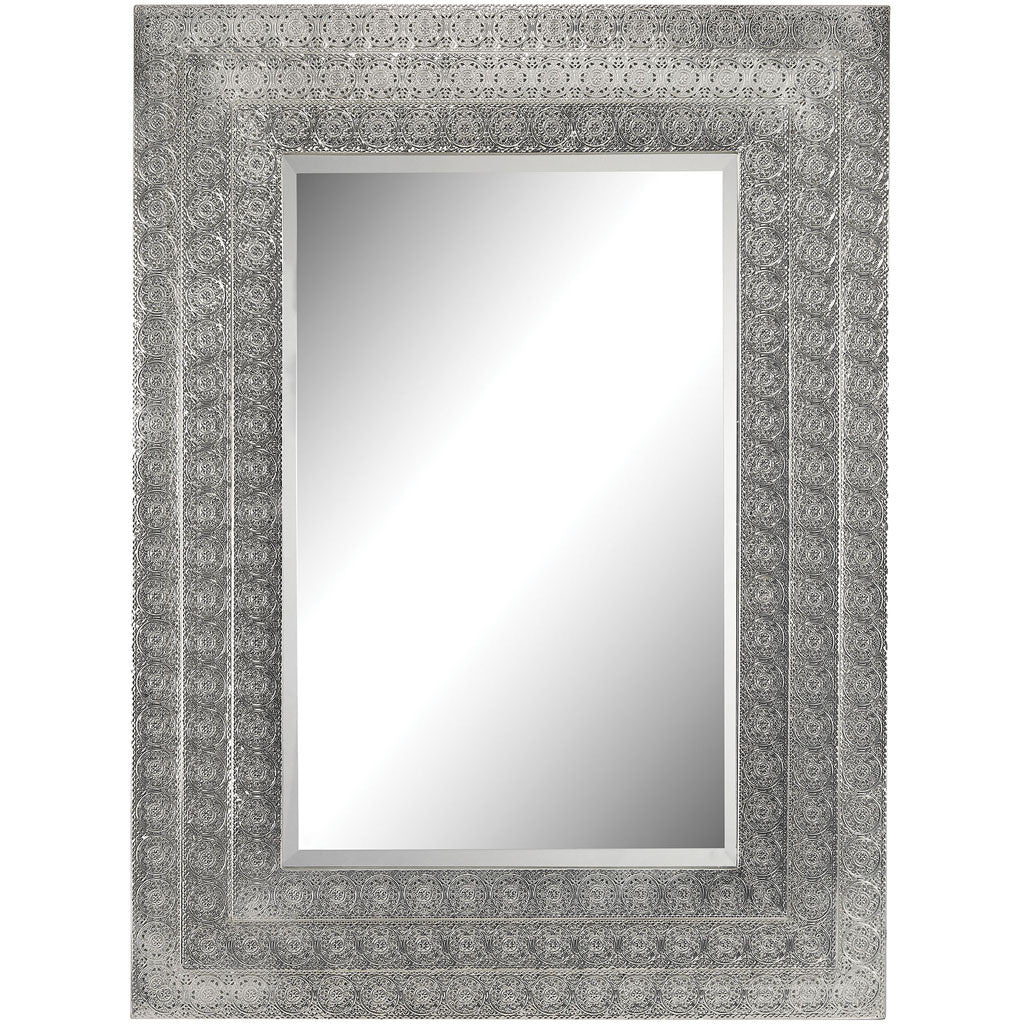Tangier Pierced Metalwork Frame Mirror
