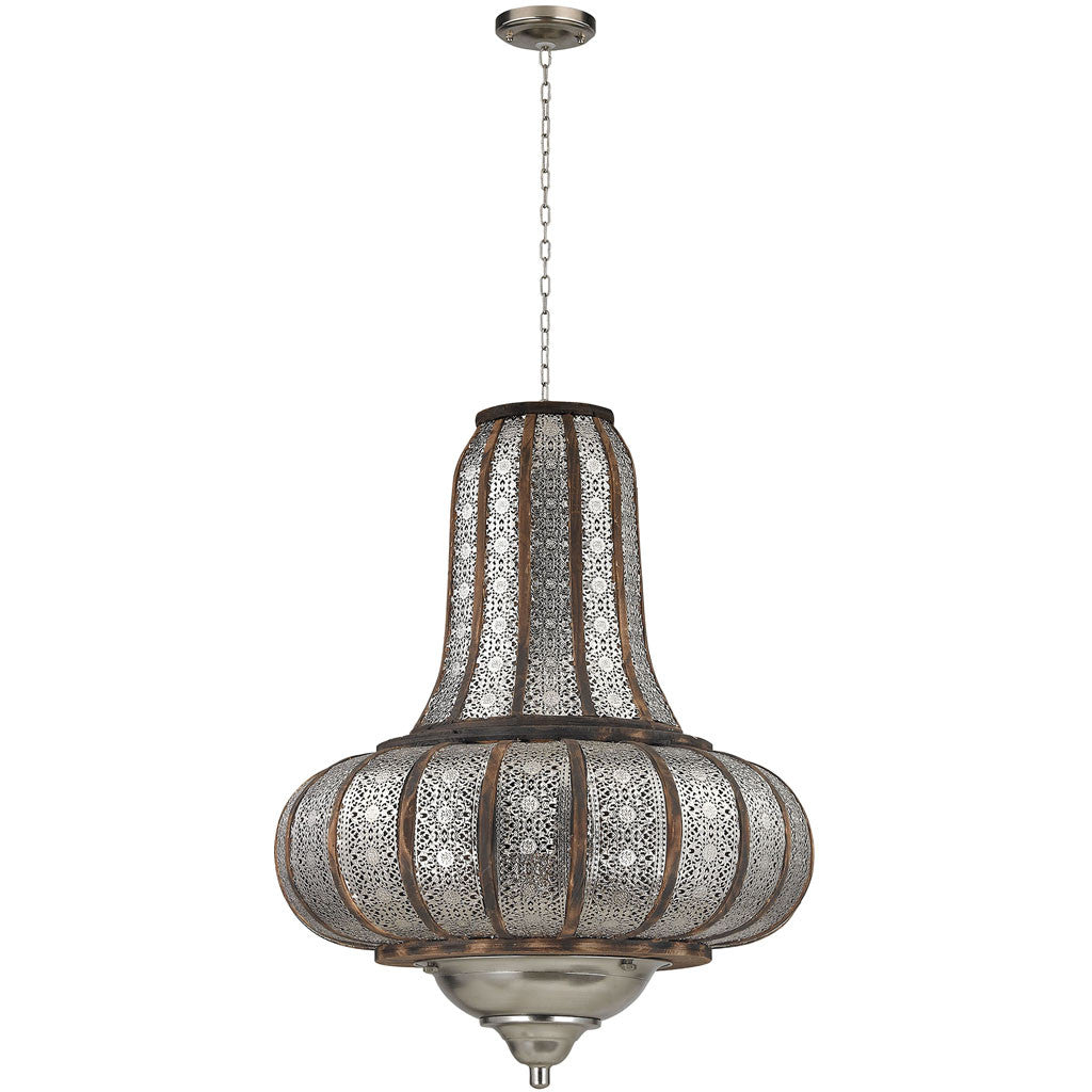 Casablanca Pierced Metalwork Hanging Pendant