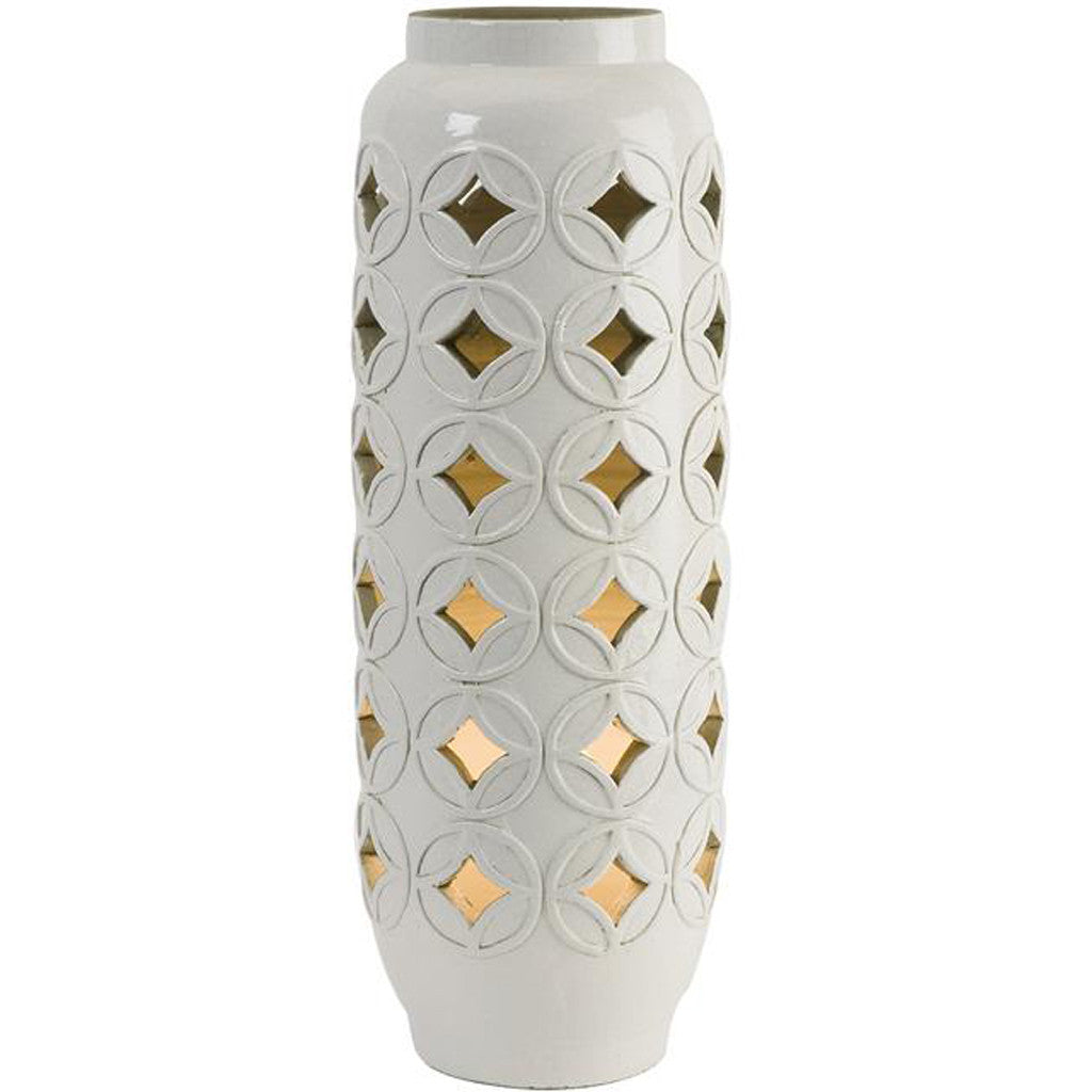 Cheboygan Cutwork Ceramic Lamp