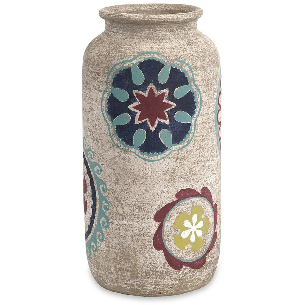 Nance Large Handpainted Vase
