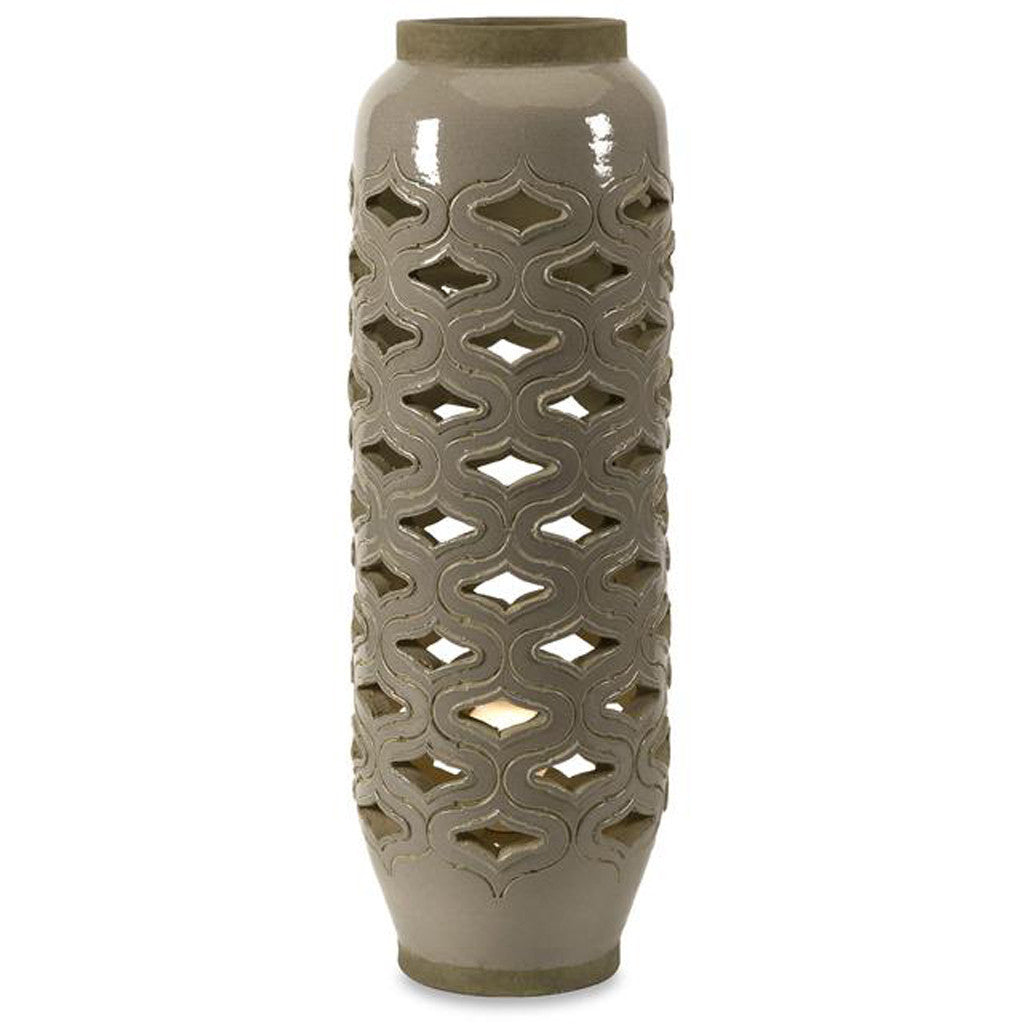 Bannock Cutwork Ceramic Lamp