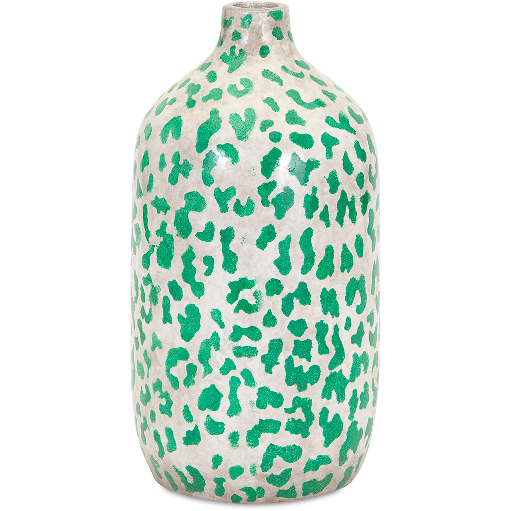Emerald Safari Short Vase