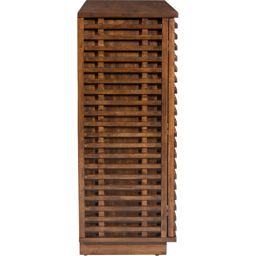 Linear Tall Console Walnut