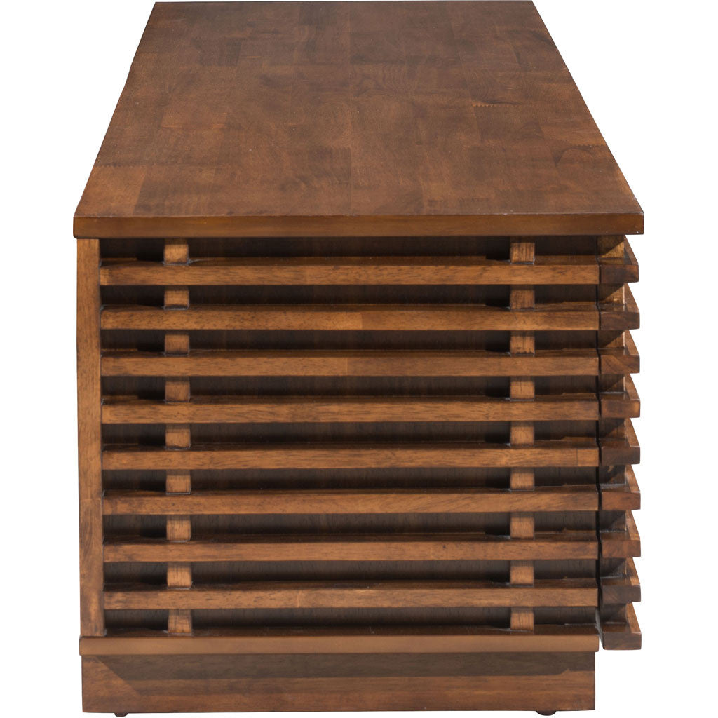 Linear Long Console Walnut