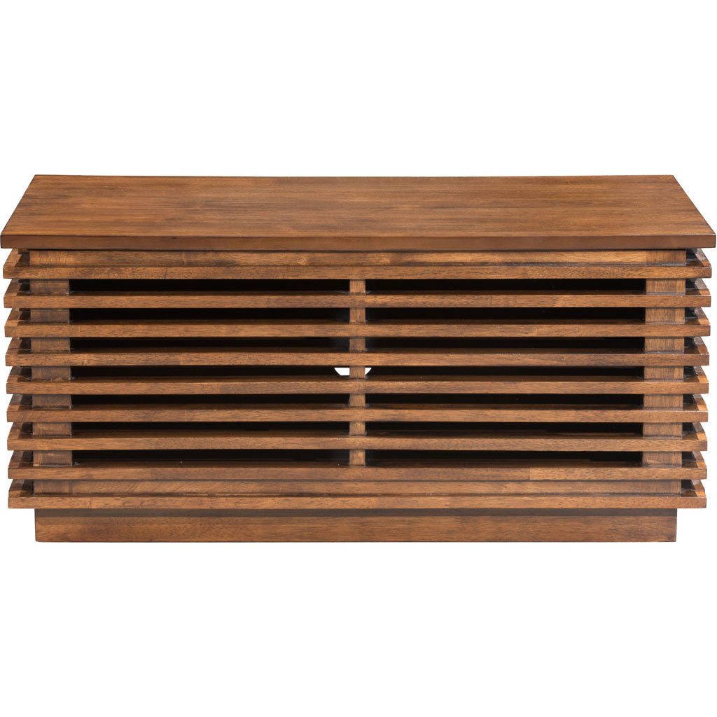 Linear Small Console Walnut