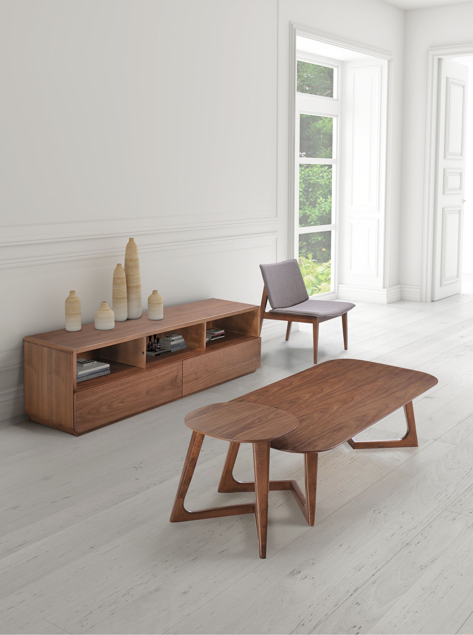 Park Crest Side Table Walnut