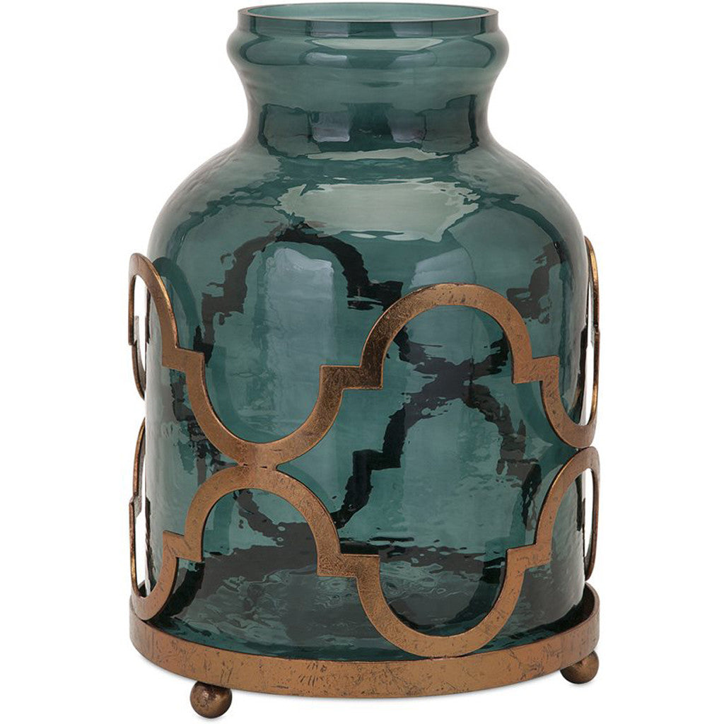 Mills Quadre Foil Oversized Vase