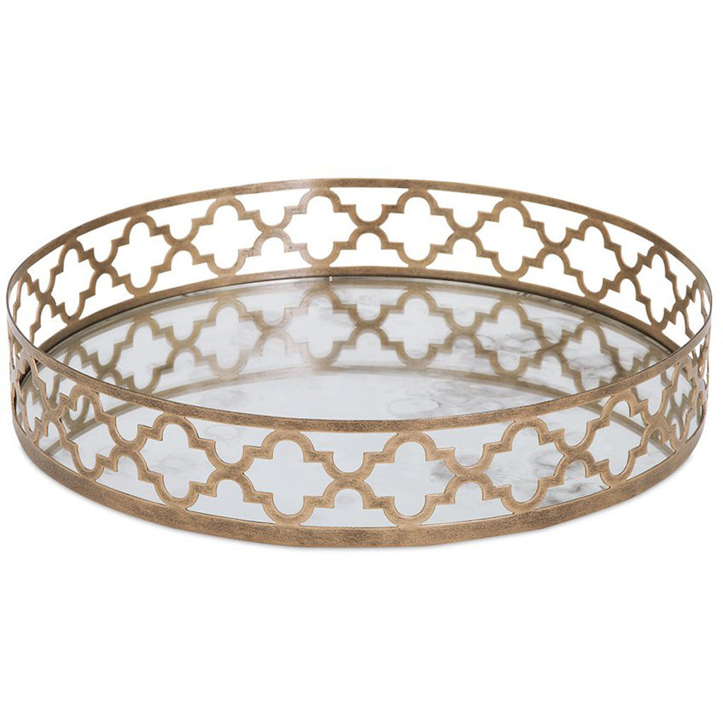 Chautauqua Geometric Mirror Tray