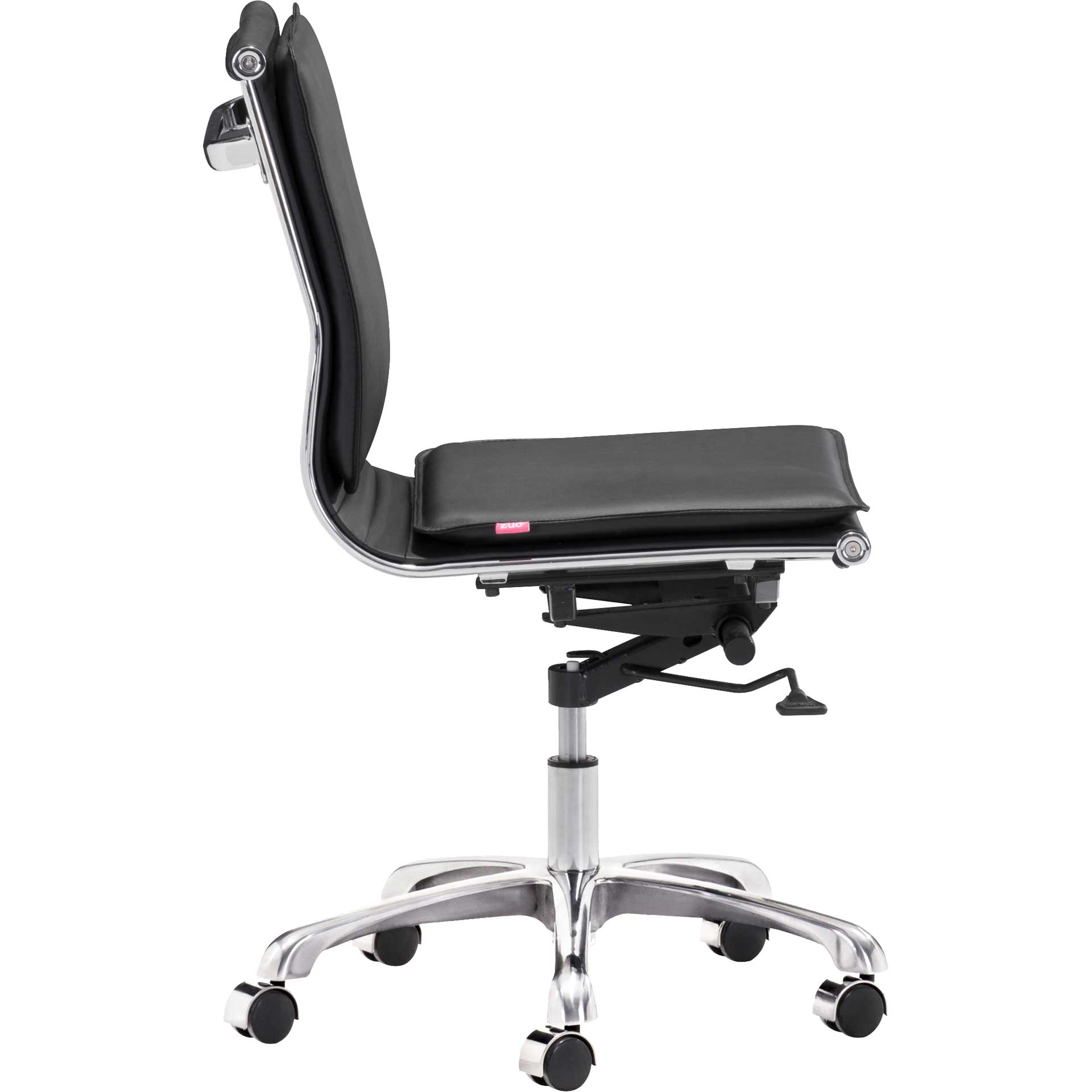 Lincoln Armless Office Chair Black