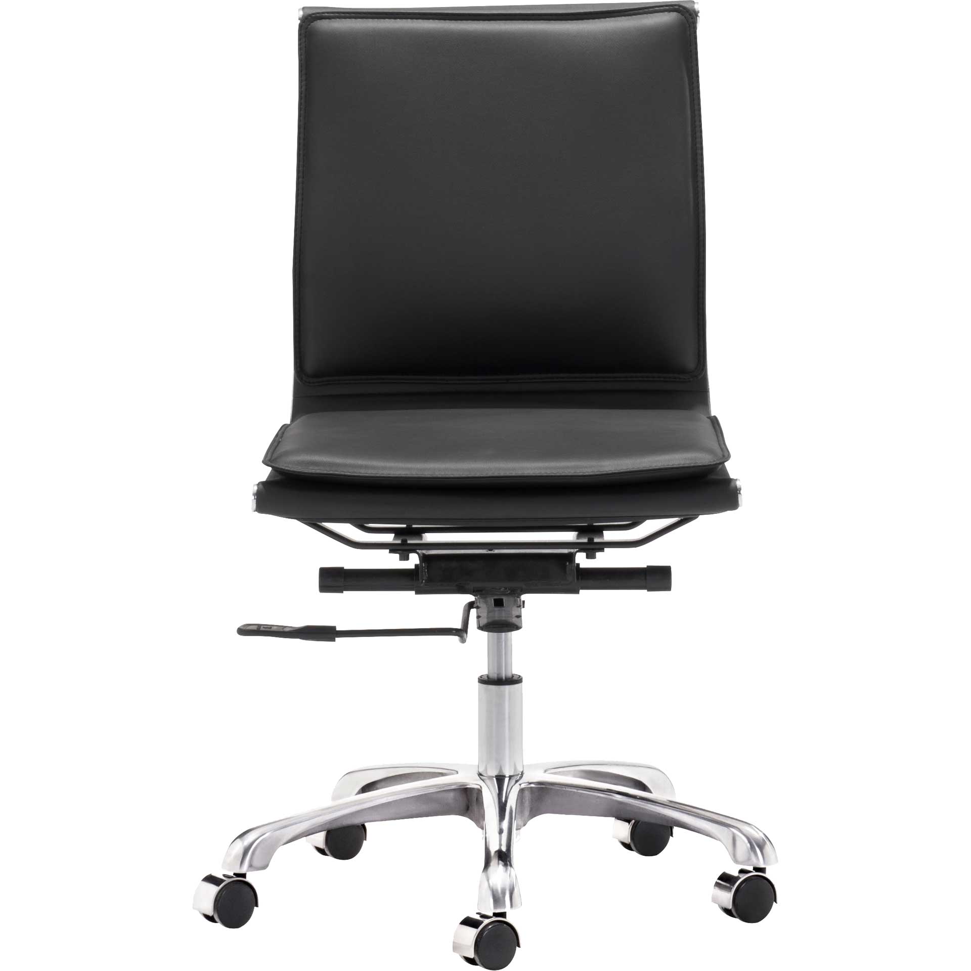 Lincoln Armless Office Chair Black