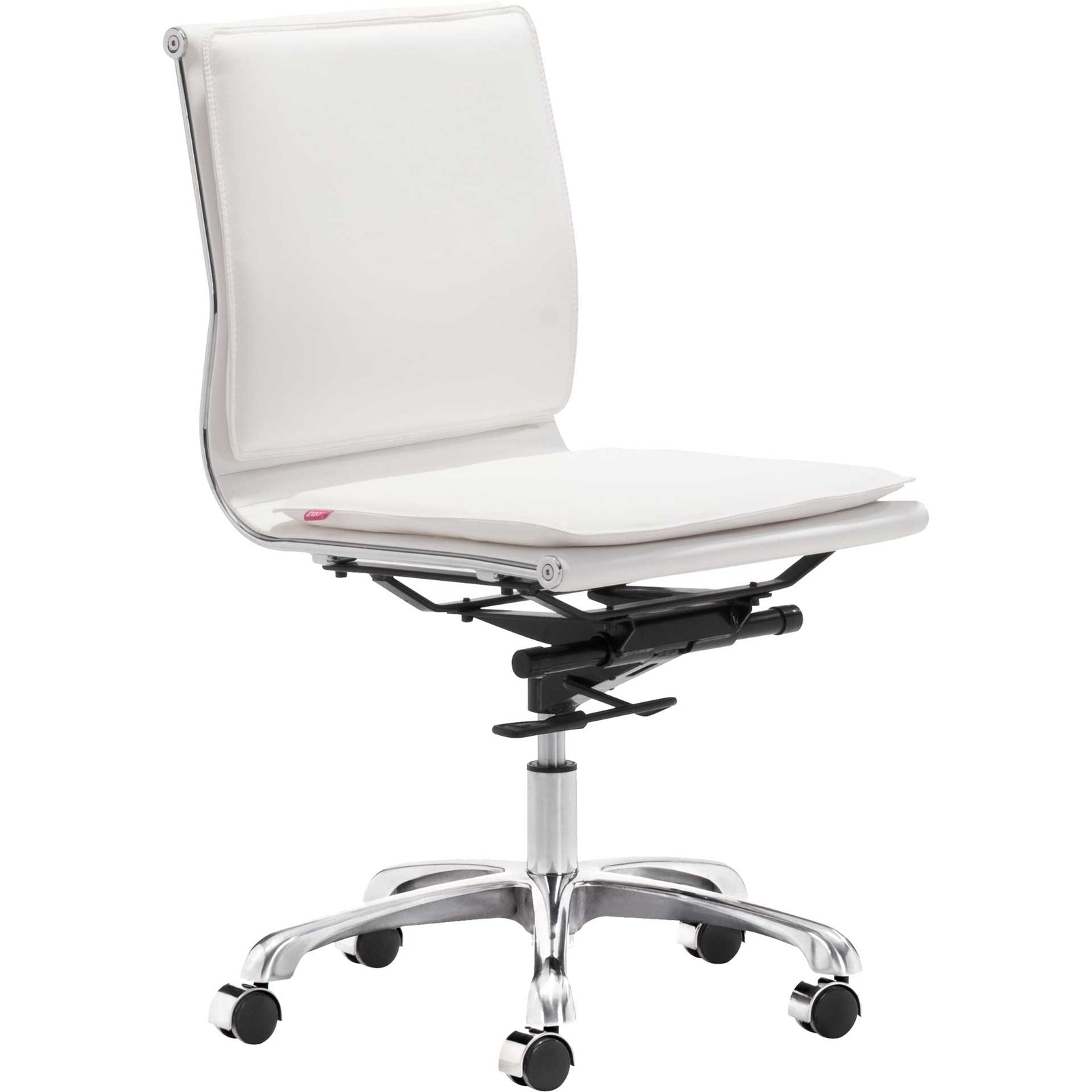 Lincoln Armless Office Chair White