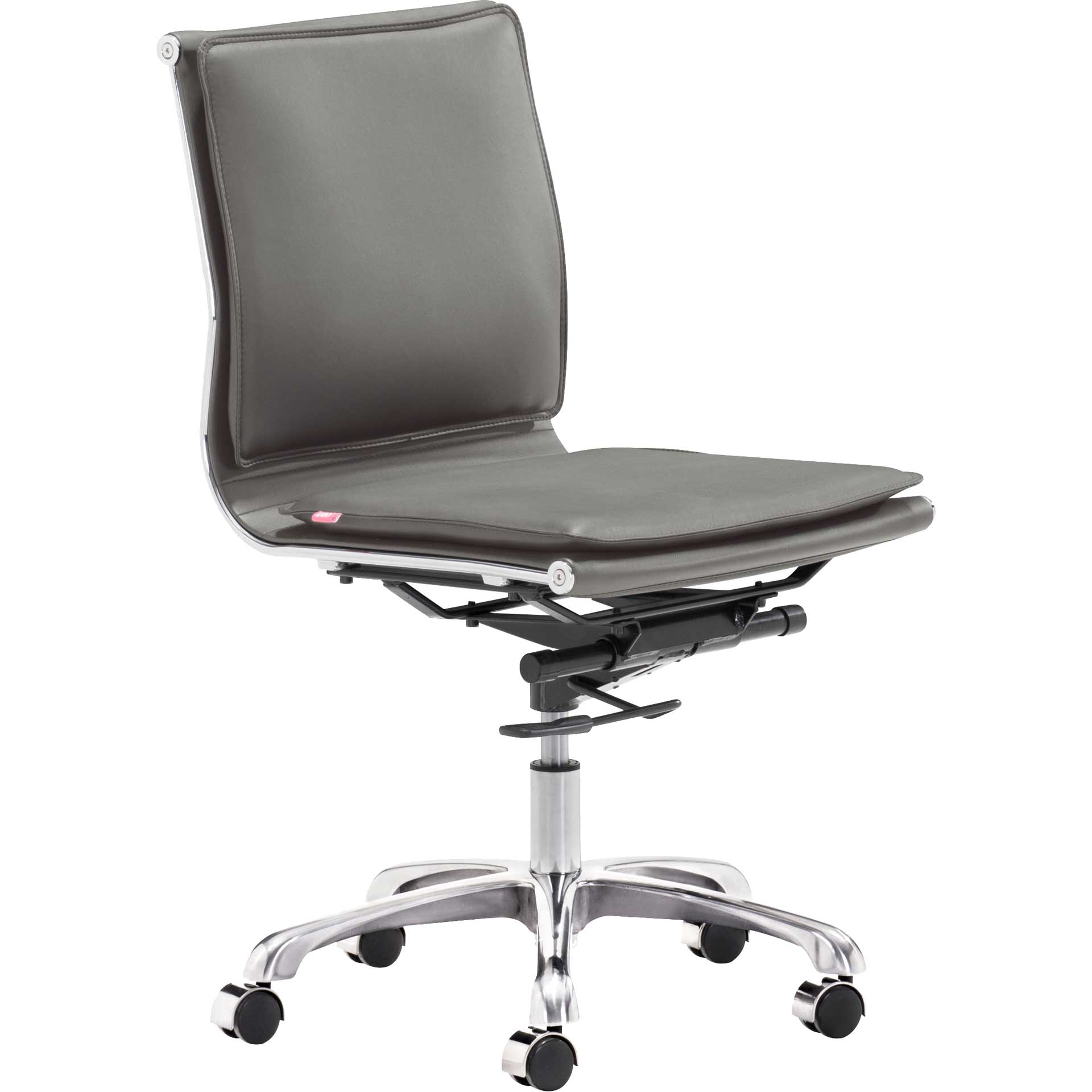 Lincoln Armless Office Chair Gray