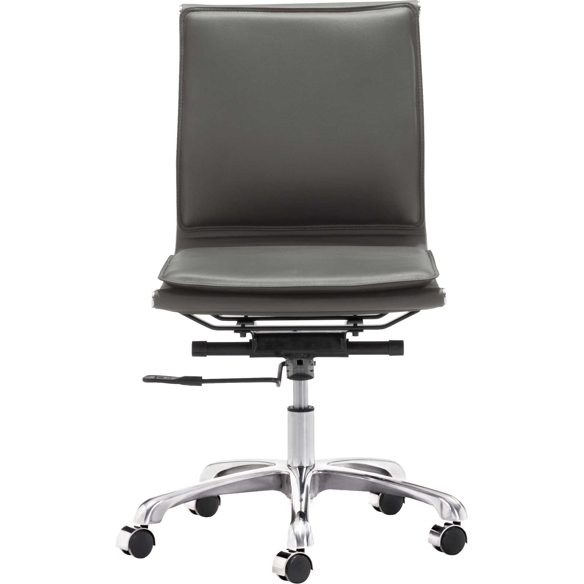 Lincoln Armless Office Chair Gray