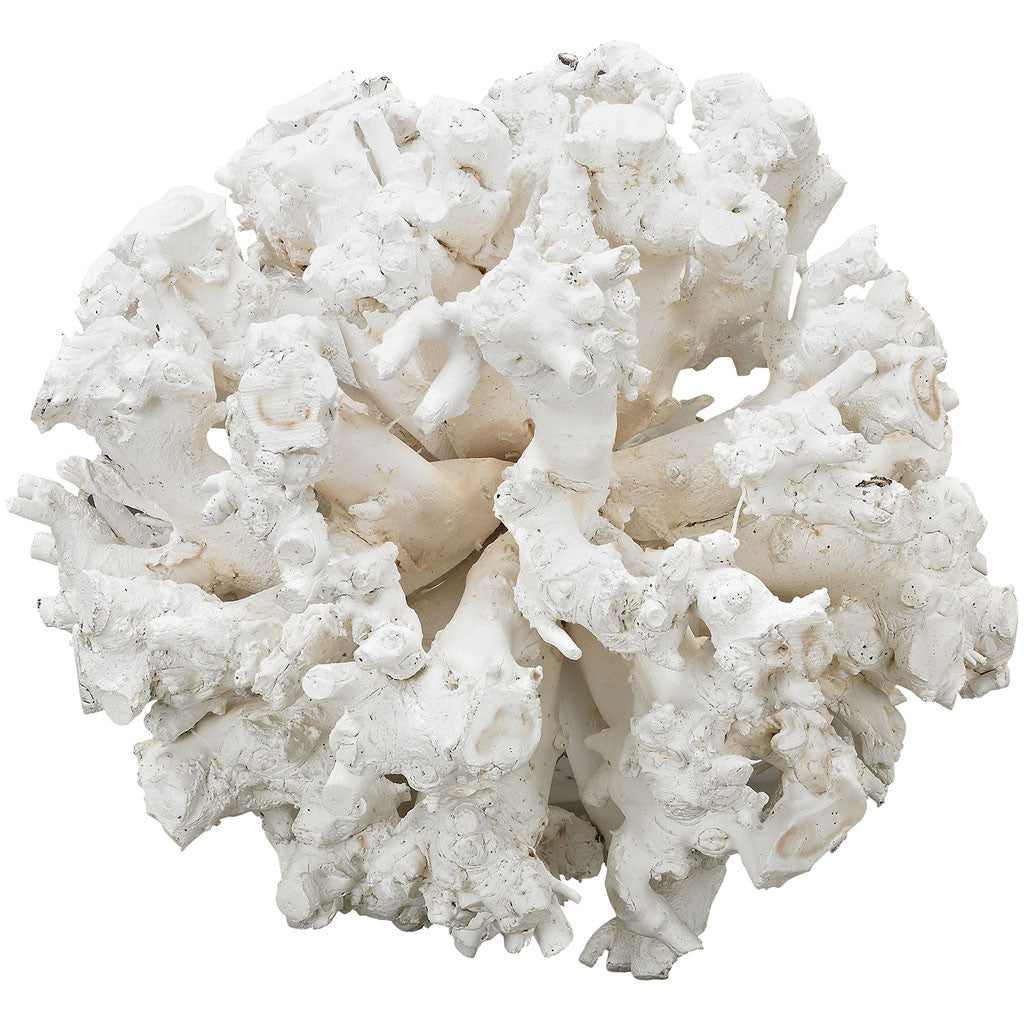 Whitefield Wooden Gulf Sphere Sculpture