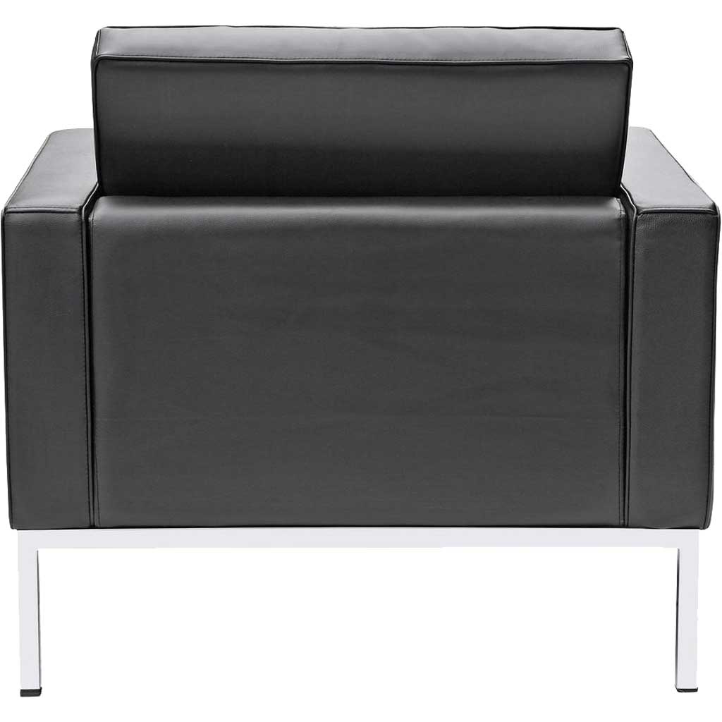 Belmont Arm Chair in Leather Black