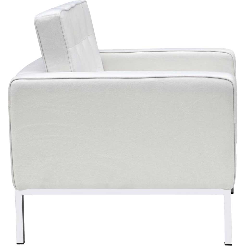 Belmont Arm Chair in Wool White