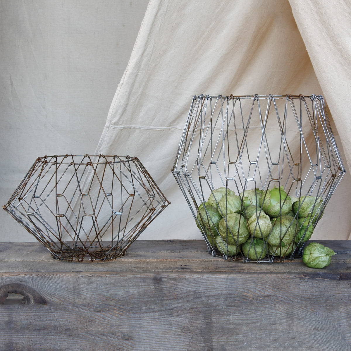 Geometric Wire Basket