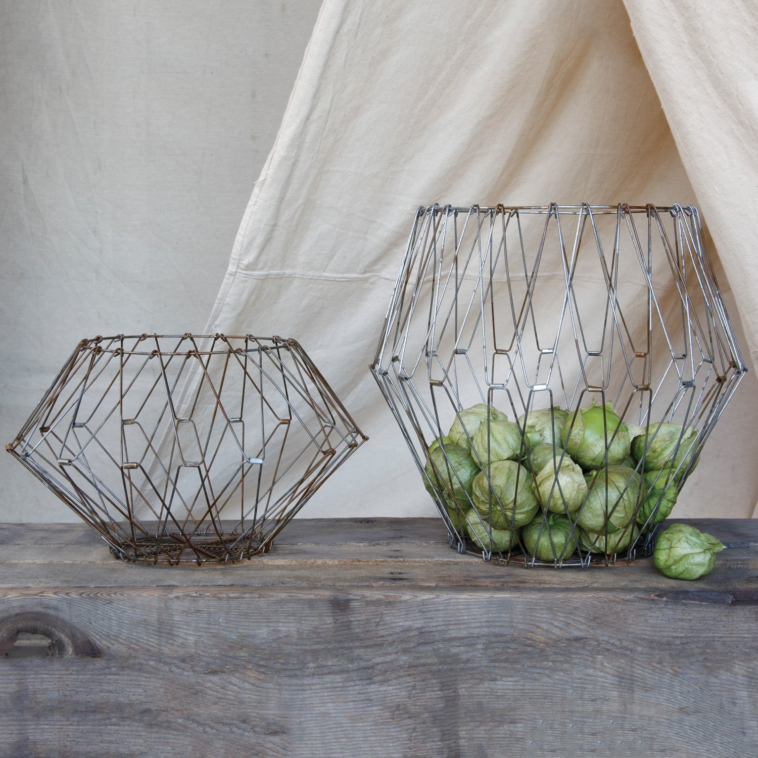 Geometric Wire Basket