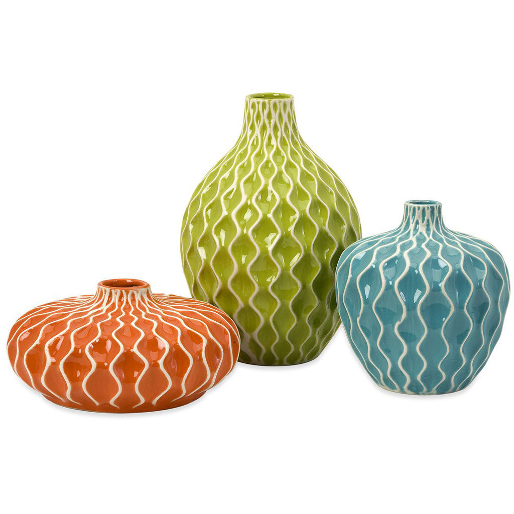 Aransas Ceramic Vases (Set of 3)