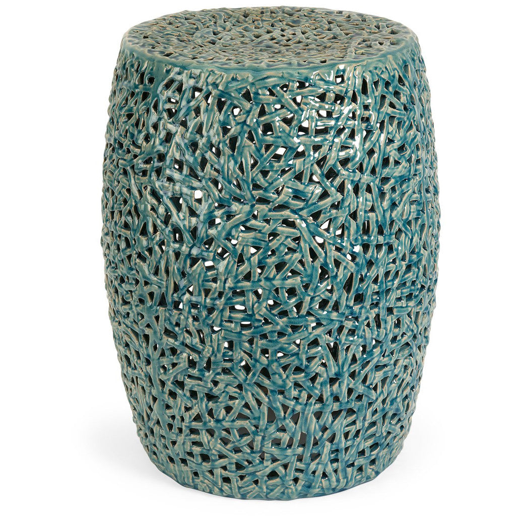 Tunica Cutwork Garden Stool