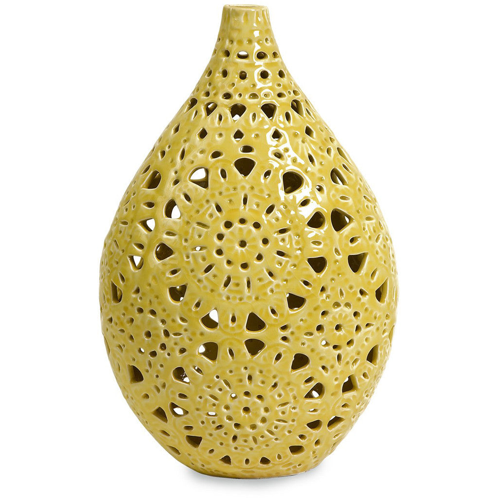 Labette Small Floral Pierced Vase