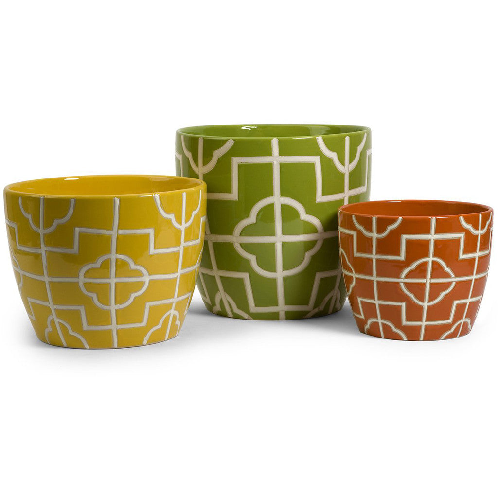 Ellsworth Graphic Planters (Set of 3)