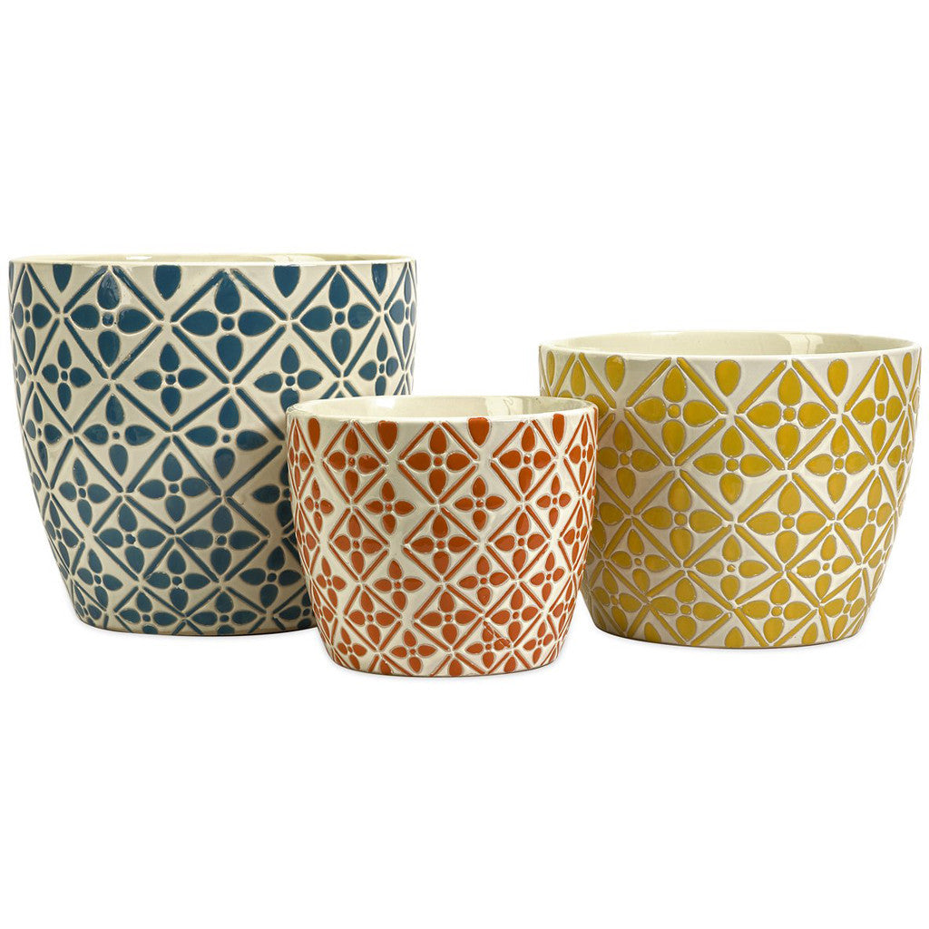 Kingman Bright Planters (Set of 3)