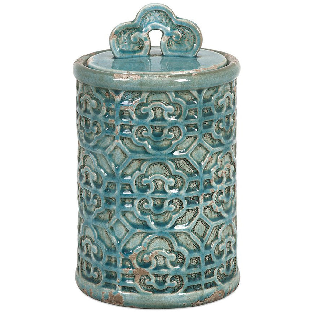 Kearny Teal Canister Medium