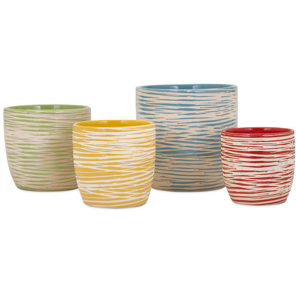 Gray Planters (Set of 4)