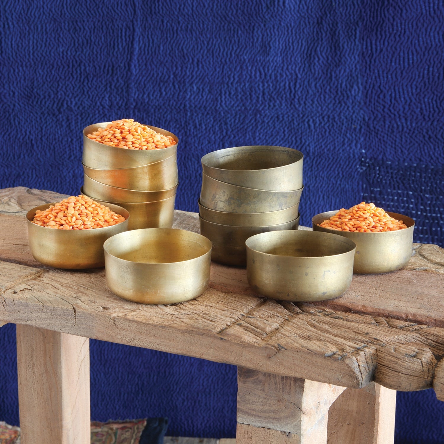 Dalia Brass Bowl Polished Brass