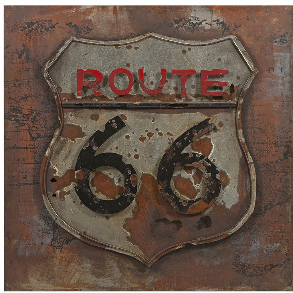 Redwood 66 Dimensional Metal Art