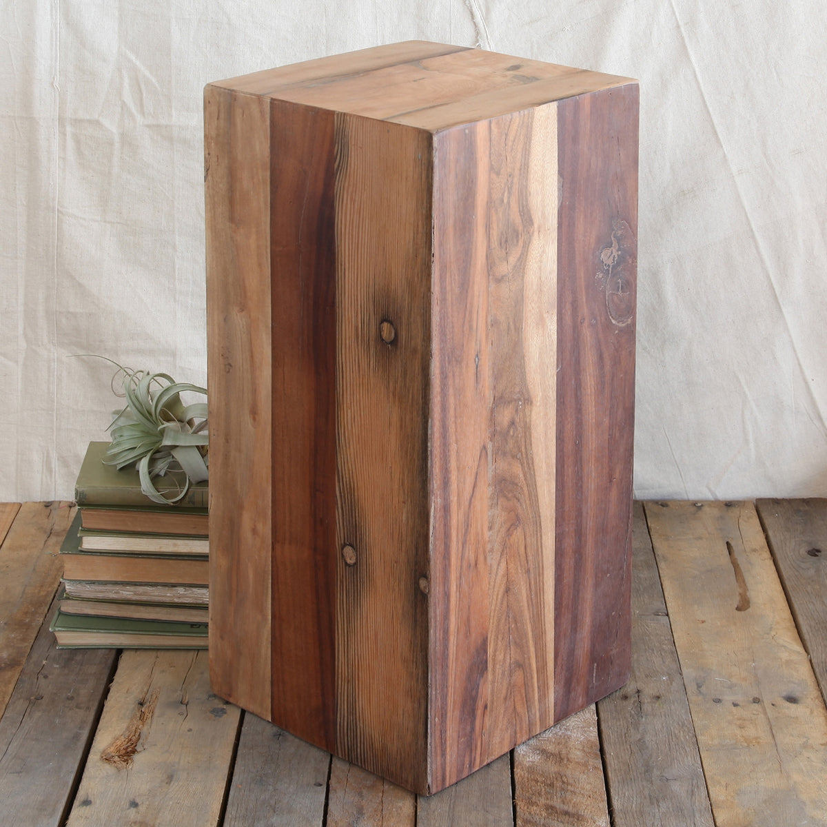 Reclaimed Wood Block Large